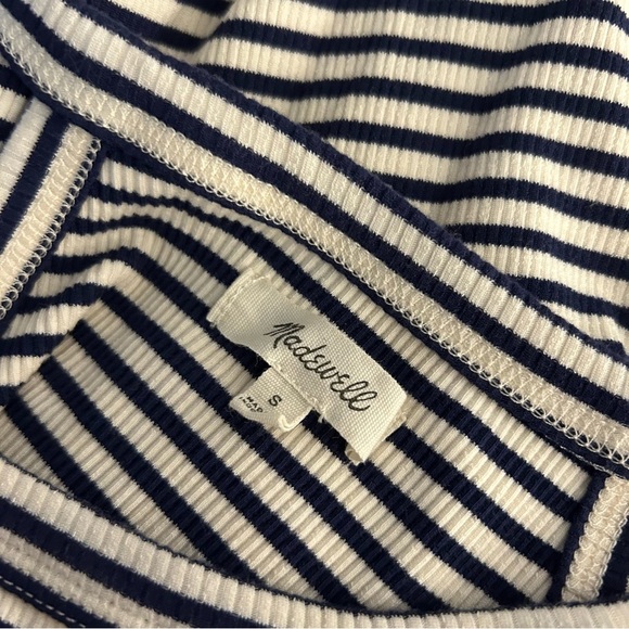 💕 Madewell Navy and White Striped dress S - Picture 4 of 12